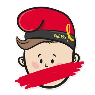 🙊 #NO155 politica, catalogna, protesta, cartoni animati, indipendenza whatsapp sticker
