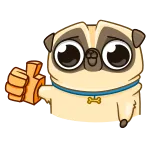 Penny Pug | @Premium_Emojis_Telegram telegram emojis 👍