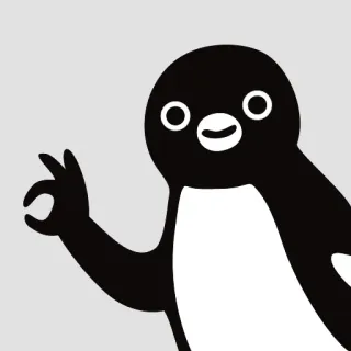 👌 pingouin, OK, dessin animé, animal, mignon telegram sticker