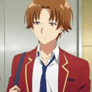 🎲 Ayanokoji Kiyotaka Classroom of the Elite Anime, Sala de aula, Elite, Estudante, Escola, Mangá whatsapp sticker