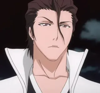 😕 Sosuke Aizen Bleach anime, villain, aizen, bleach, sosuke aizen telegram sticker