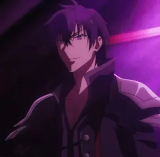 ⚜ Anos Voldigoad The Misfit of Demon King Academy Anime, Manga, Dämonenkönig, Magie, Dark Fantasy telegram sticker