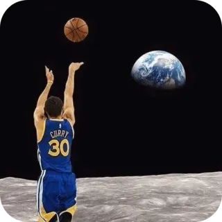 😭 Stephen Curry Golden State Warriors CURRY 30 telegram sticker