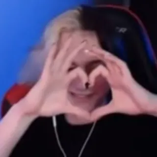 ❤️ coeur, amour, coeur mains, personne, sourire telegram sticker