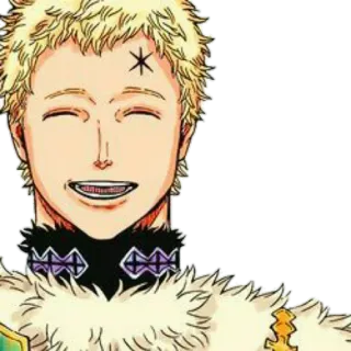 😄 Yami Sukehiro Black Clover Anime, Mangá, Capitão, Magia, Black Bulls whatsapp sticker