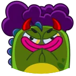 😈 Monster, Teufel, Cartoon, Wütend, Lustig, Niedlich telegram sticker