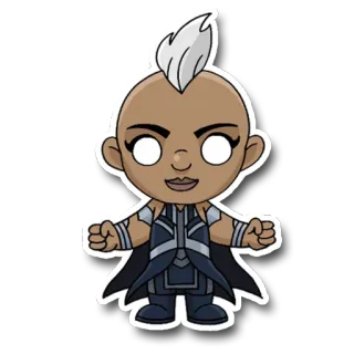 🌪 Storm superhero, Marvel, X-Men, mutant, weather, Storm telegram sticker