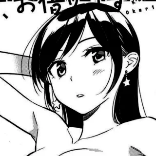 🎐 Anime, Manga, Mädchen, Sternohrringe, Kawaii, Chibi telegram sticker