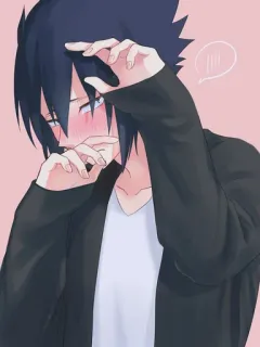 🧬 Anime, Manga, Personaje, Sonrojo whatsapp sticker