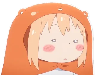😮 Umaru Doma Himouto! Umaru-chan anime, umaru, himouto, cartoon, cute, girl telegram sticker