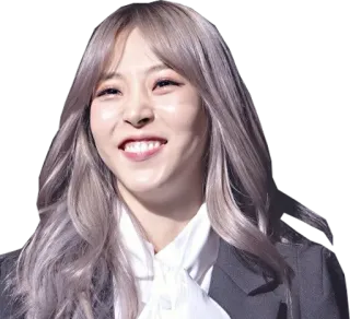 😁 wanita, tersenyum, potret, kpop, idola, selebriti telegram sticker