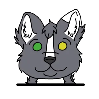 😀 chien, chiot, animal, animal de compagnie, dessin animé, autocollant telegram sticker