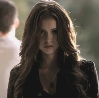 🧛‍♀ Elena Gilbert The Vampire Diaries 뱀파이어, TV 프로그램, 엘레나, 도플갱어, 초자연적 telegram sticker
