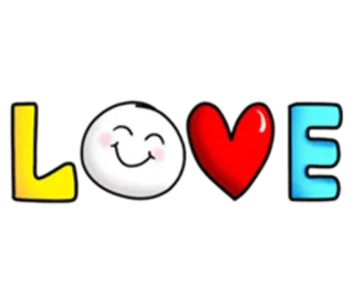 💑 LOVE amore, cuore, emoticon, messaggio, carino telegram sticker