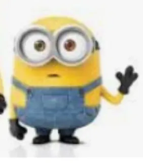 🤐 Minion Minion, Cartoon, animiert, Figur, gelb, Gruß, winkend telegram sticker