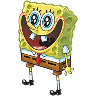 😀 SpongeBob SquarePants cartoon, spongebob, squarepants, nickelodeon, glücklich whatsapp sticker