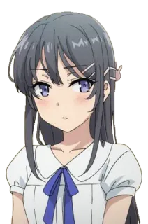 👀 Anime, Menina, Fofa, Desenho animado, Personagem telegram sticker