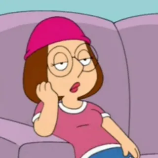 ☹️ Meg Griffin Family Guy Cartoon, Fernsehsendung, Animation, Figur telegram sticker