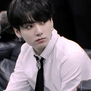😕 Jungkook Jungkook, BTS, K-Pop, Sänger, Männlich, Porträt, K-Pop Idol telegram sticker