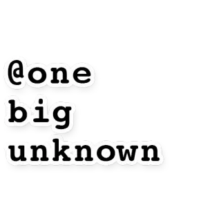 📛 One big unknown unbekannt, eins, groß telegram sticker