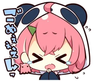 🎍 ごめんなさい animé, pleurer, mignon, kawaii, triste, excuses telegram sticker