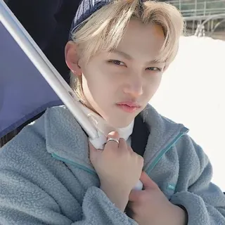 😡 Felix kpop, celebrity, winter, portrait, felix, stray kids, idol telegram sticker