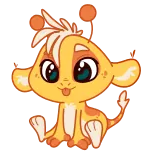 😋 기린, 귀여운, 만화, 동물, 아기, 카와이 telegram sticker