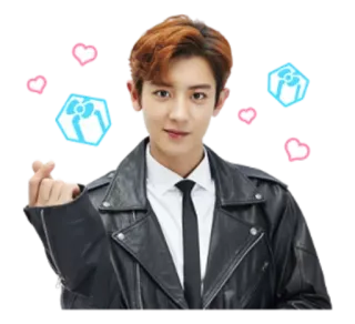 ❤️ K-Pop, EXO, Chanyeol, Koreanisch, Sänger, Schauspieler, Musik telegram sticker