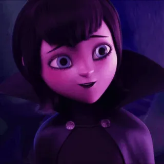 😽 Mavis Dracula Hotel Transylvania Dessin animé, Vampire, Femme, Personnage, Film, Animé telegram sticker