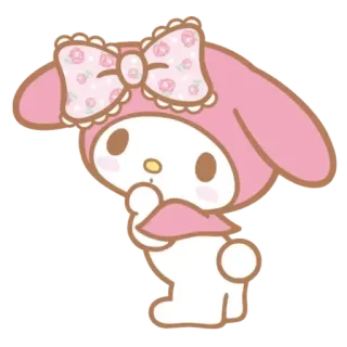 ✳️ My Melody มายเมโลดี้, ซานริโอ, น่ารัก, คาวาอิ, กระต่าย, การ์ตูน telegram sticker