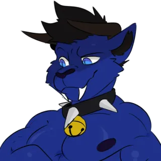 😏 Anthro, Furry, Kat, Dier, Karakter, Mascotte telegram sticker