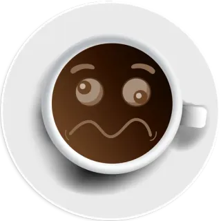 🤪 coffee, cup, emoji, drink, beverage telegram sticker