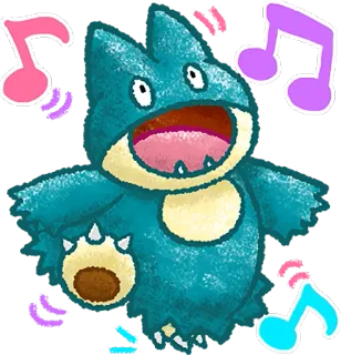 😃 Munchlax Pokemon Munchlax, pokemon, cute, animal, cartoon telegram sticker