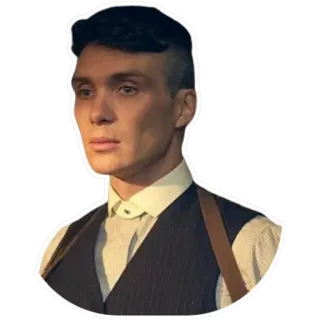 😕 Thomas Shelby Peaky Blinders peaky blinders, thomas shelby, cillian murphy, gangster, tv show, drama telegram sticker