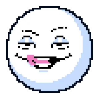 😀 pixel art, face, expression, meme, funny, cartoon telegram sticker