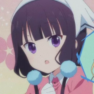 🍇 anime, cute, girl, cartoon, manga, illustration telegram sticker