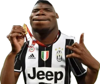 👍 Jeep soccer, athlete, sports, football, Juventus, Italy, medal telegram sticker