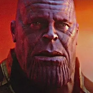 😐 Thanos มาร์เวล, ตัวร้าย, ซูเปอร์วายร้าย, อเวนเจอร์ส, อินฟินิตี้สโตน telegram sticker
