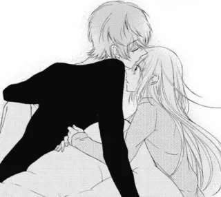 💙 Anime, Romance, Manga, Coppia, Affetto, Amore telegram sticker