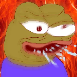 🤬 Pepe the Frog meme, pepe, frog, internet meme, internet culture telegram sticker