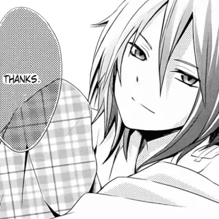😌 THANKS. Manga, Anime, Gracias, Agradecido, Expresión, Arte telegram sticker