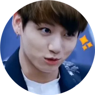 😗 Jungkook kpop, bts, idol, sänger, musik whatsapp sticker