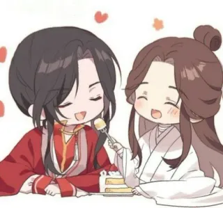 ❤️ 动漫, Q版, 可爱, 食物, 庆祝, 粉丝艺术 whatsapp sticker