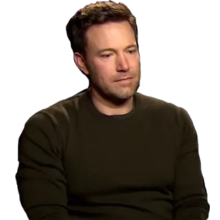 😐 Ben Affleck celebridade, ator, homem, retrato telegram sticker