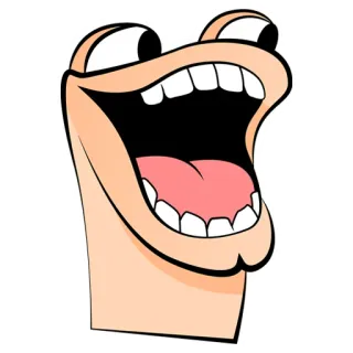 😄 meme, engraçado, bobo, desenho, rosto, expressão telegram sticker