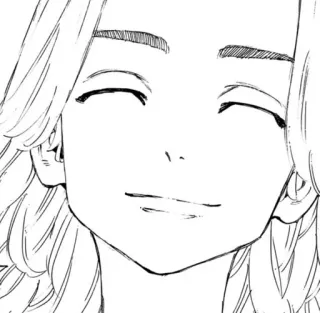 🪦 Mikey Tokyo Revengers Anime, Manga, sorridente, personaggio, Tokyo Revengers, Mikey, Fanart telegram sticker
