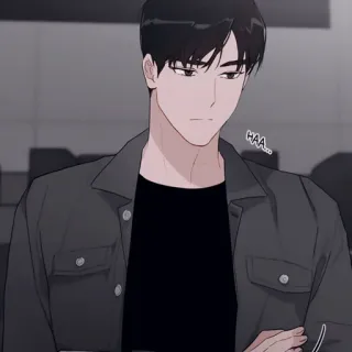 ✖️ HAA... man, anime, cartoon telegram sticker