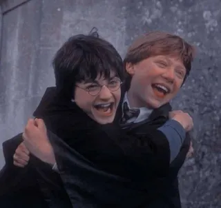 😛 Harry Potter Harry Potter, Ron Weasley, amistad, mago, escuela, magia whatsapp sticker