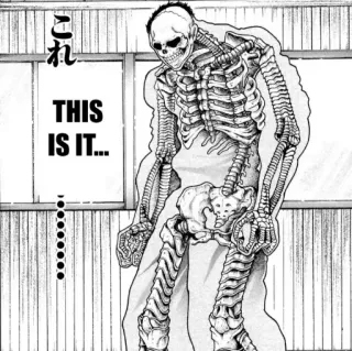 💀 これ
THIS IS IT... โครงกระดูก, มังงะ, กายวิภาคศาสตร์, กระดูก, คำพูด telegram sticker