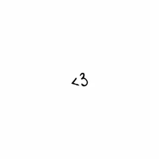 💘 <3 coração, amor, símbolo, fofo, gesto telegram sticker